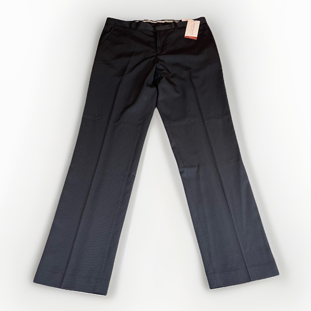 Perry Ellis Portfolio‎ Men 33/32 Modern Fit Dress Pant Charcoal New NWT